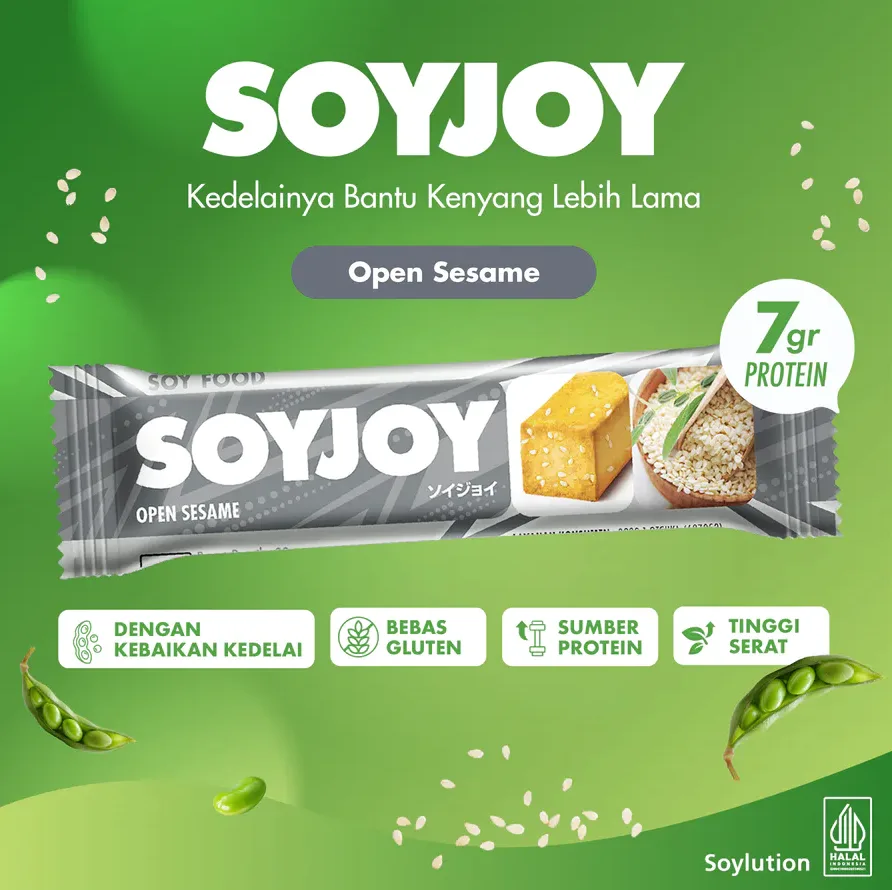 SOYJOY Snack Bar Kedelai Open Sesame - Single